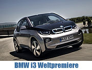 BMW i3 Weltpremiere in New York, London und Peking am 29.07.2013 - Bereits über 90.000 Interessenten für Probefahrt angemeldet (©Foto: BMW AG)